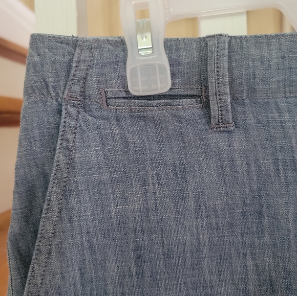LANDS END Classic Chambray 12" Inseam Blue Shorts Plus Size 14 - Picture 5 of 11
